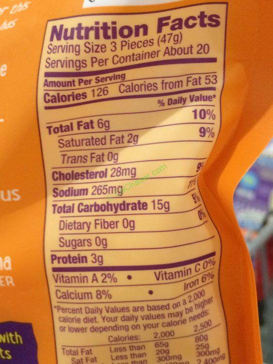 Costco1018790BraziBitesBrazilianCheeseBreadchart CostcoChaser