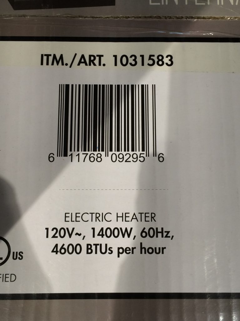 Costco1031583TabletopPatioHeaterbar CostcoChaser