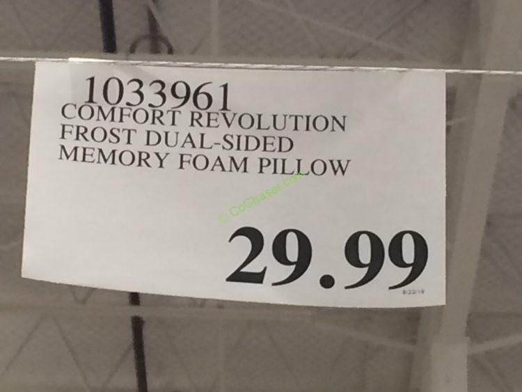frost memory foam pillow