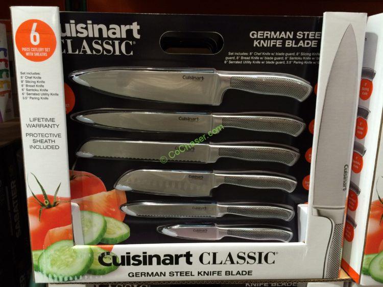 Cuisinart Graphix Knife Set Stainless Steel 6PC