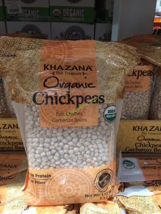 Khazana Organic Chickpeas 7 Pound Bag