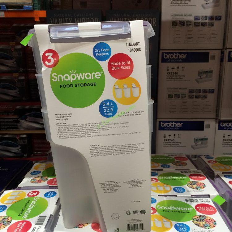 Snapware 3PK Cereal Keeper CostcoChaser