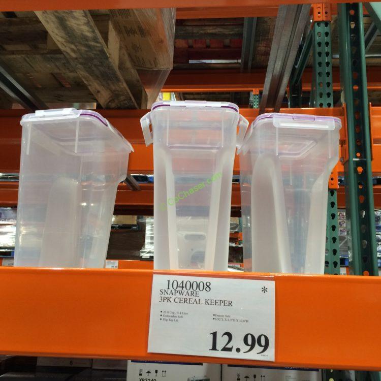 Snapware 3PK Cereal Keeper CostcoChaser