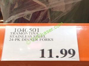 Costco-1040501-Tramontina-Stainless-Steel-24PK-Dinner-Forks-tag