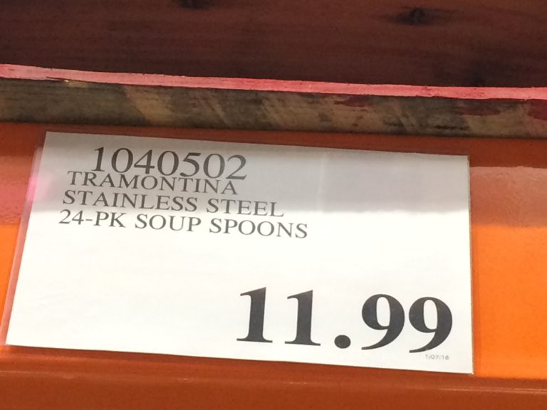 Tramontina Stainless Steel 24PK Soup Spoons CostcoChaser
