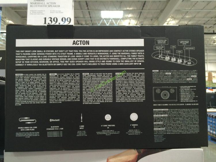 Costco1046000MarshallActionBluetoothSpeakerback CostcoChaser