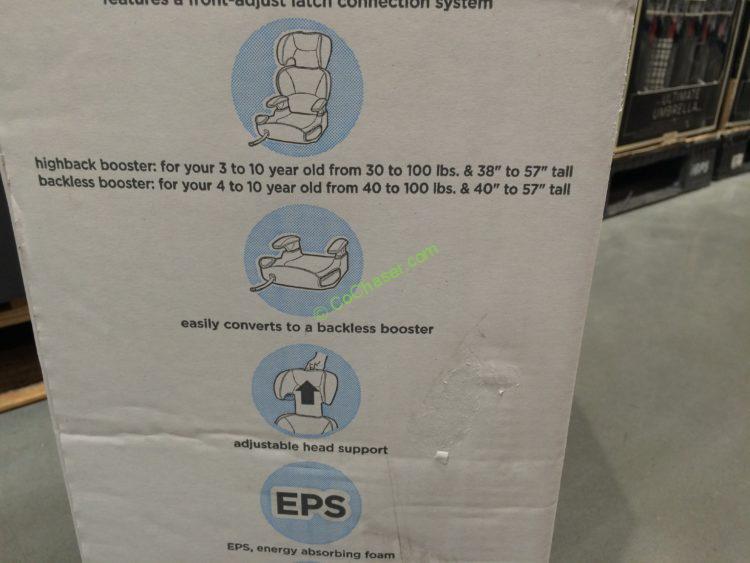 Costco1048897GracobabyProductsAffixHighbackBoosterCarSeatinf1