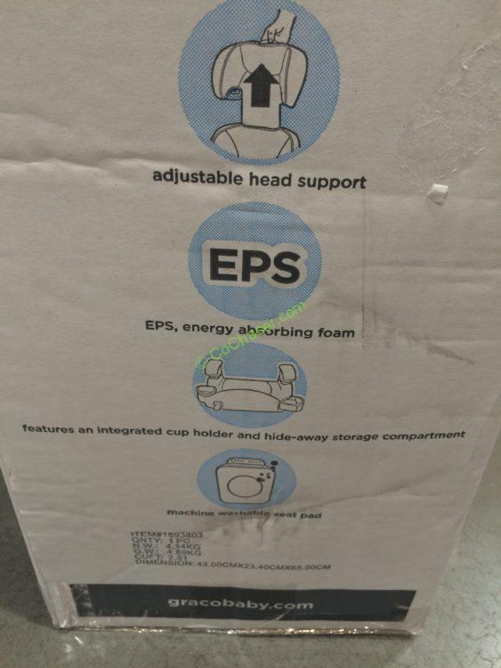 Costco1048897GracobabyProductsAffixHighbackBoosterCarSeatinf3