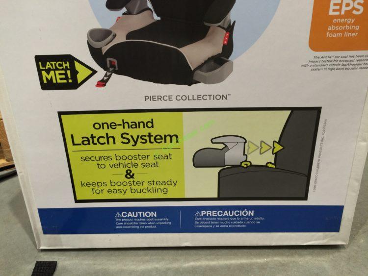 Costco1048897GracobabyProductsAffixHighbackBoosterCarSeatpic