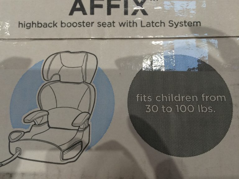 Costco1048897GracobabyProductsAffixHighbackBoosterCarSeatshow