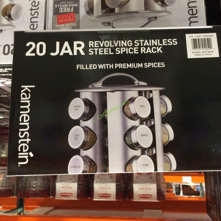 Kamenstein 20 Jar Spice Rack CostcoChaser