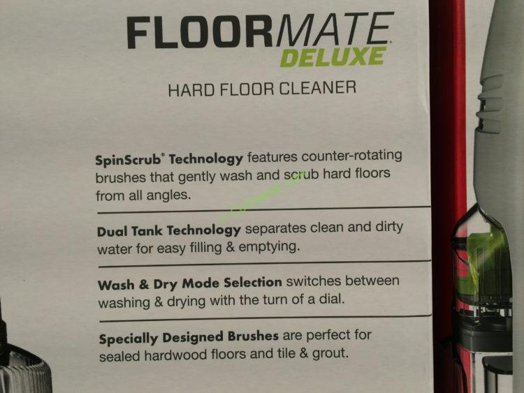 Costco1054777HooverFloormate DeluxeHardFloorCleanerspec