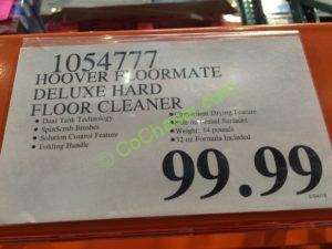 Costco-1054777-Hoover-Floormate –Deluxe-Hard-Floor-Cleaner-tag