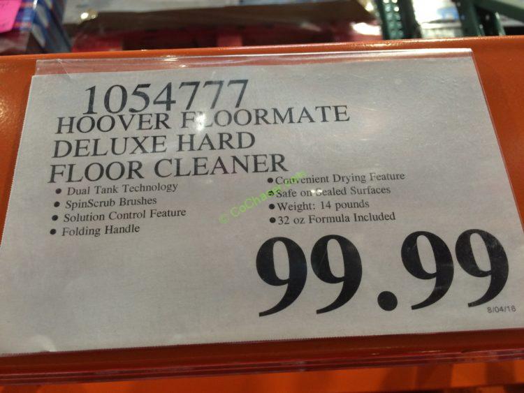 Costco1054777HooverFloormate DeluxeHardFloorCleanertag