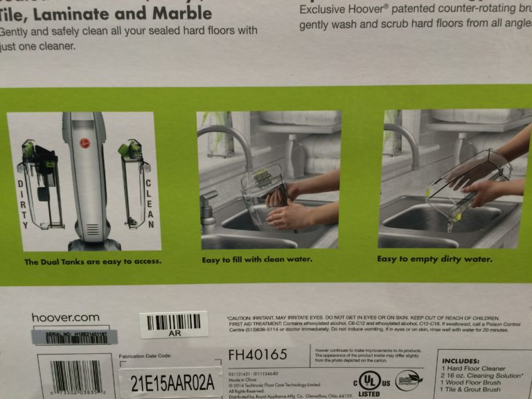 Costco1054777HooverFloormate DeluxeHardFloorCleaneruse