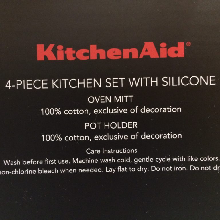 KitchenAid 4Piece Set with Silicone Oven MITT CostcoChaser