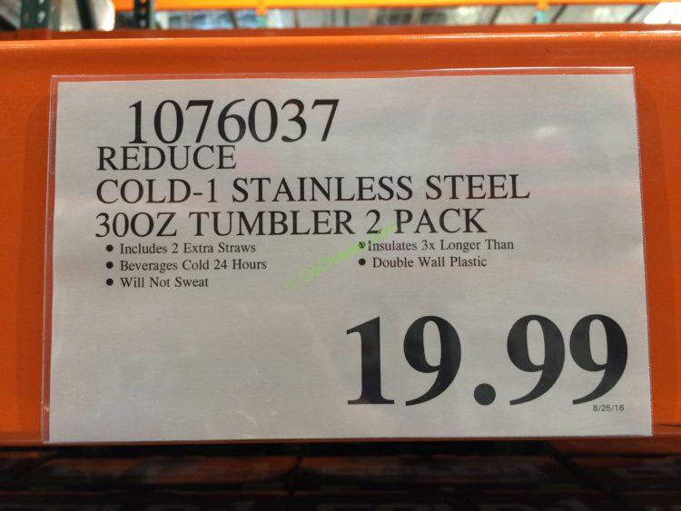 Reduce Cold-1 Stainless Steel Can & Beer Bottle Cooler/Holder