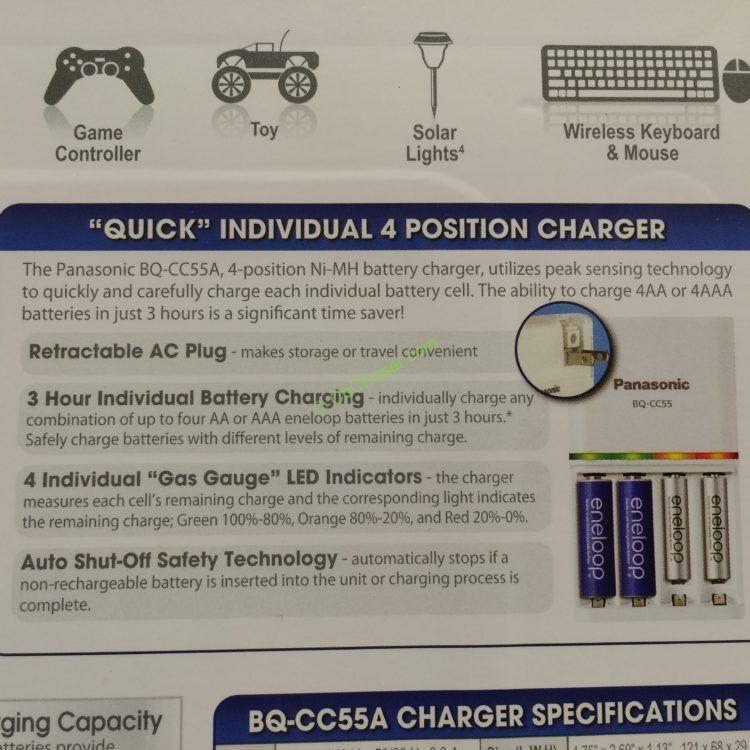 Panasonic Eneloop Rechargeable Battery Kit CostcoChaser