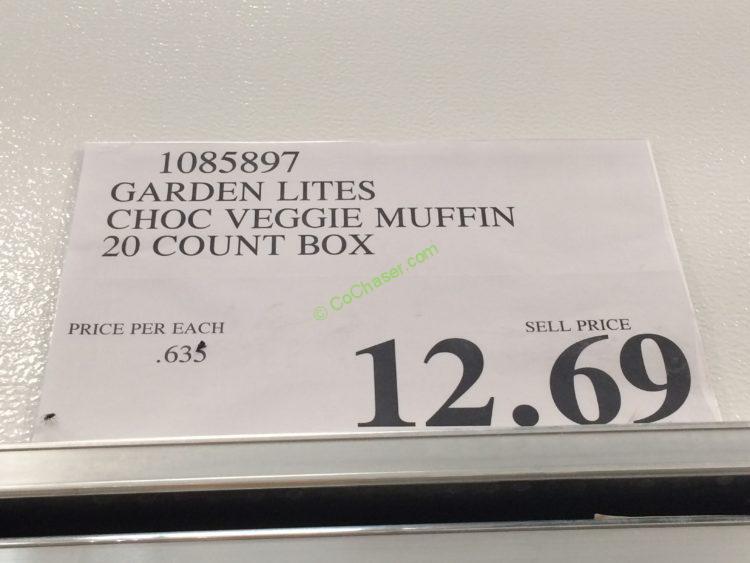 Garden Lites Choc Veggie Muffin 20 Count Box CostcoChaser