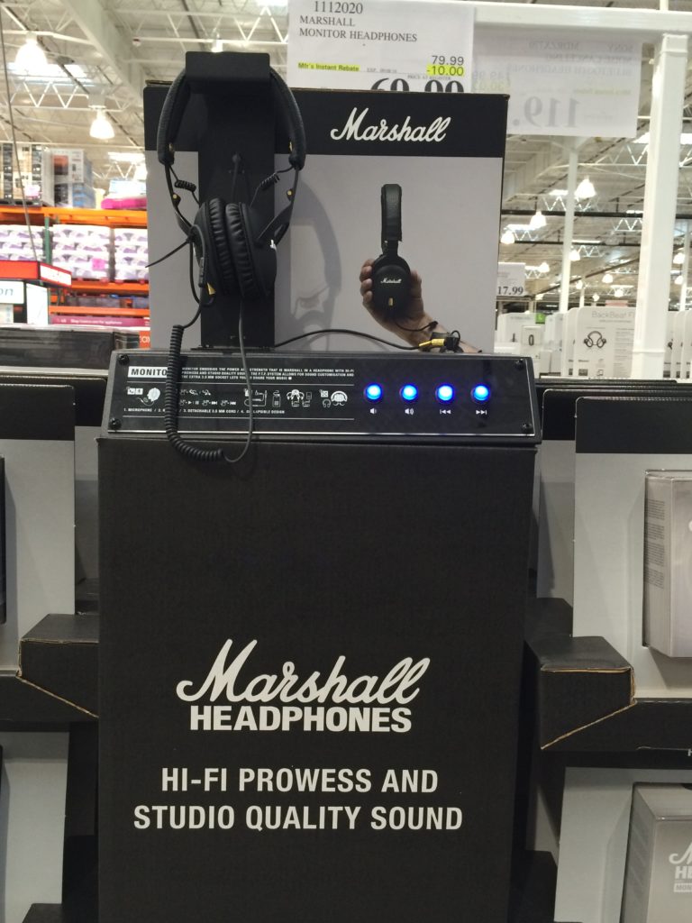 Marshall Monitor OnEar Headphones CostcoChaser