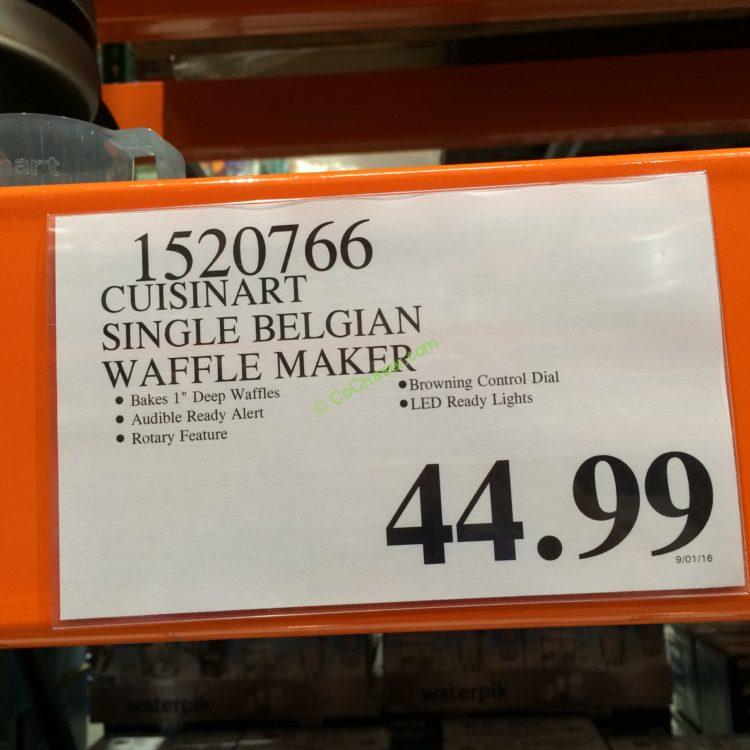 Belgian waffle maker