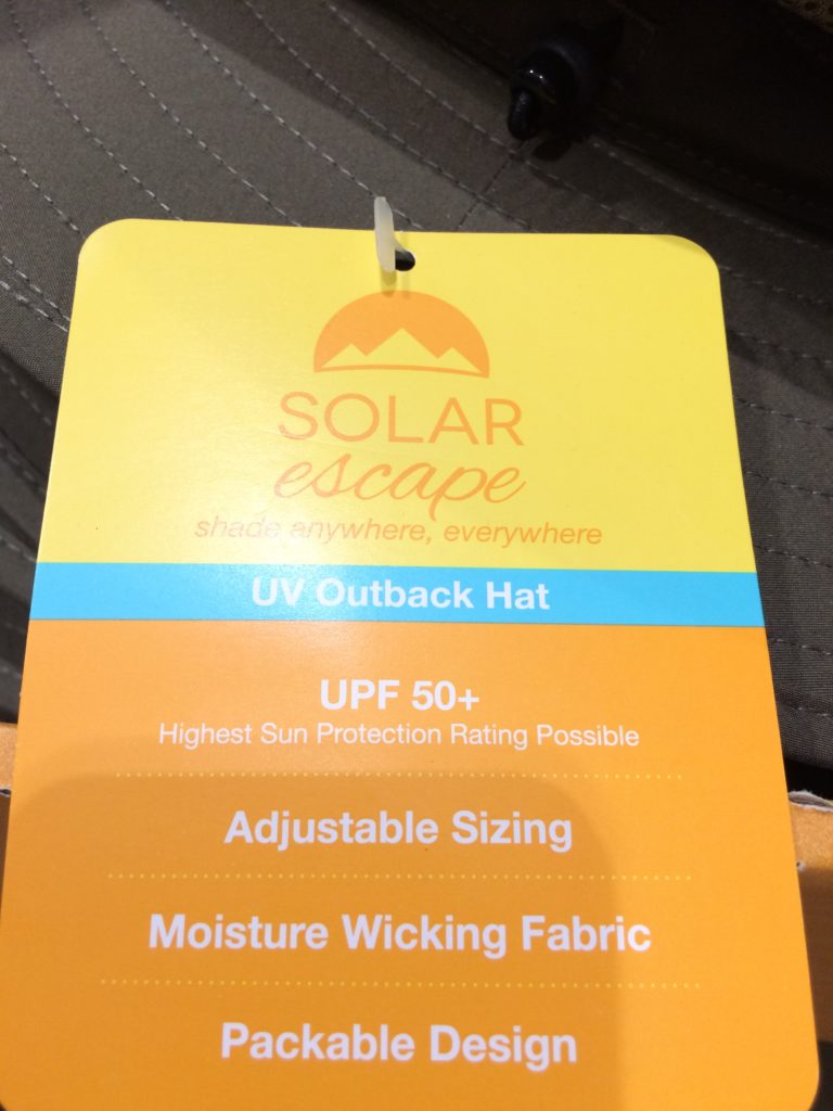 Costco186934SolarEscapesUV ProtectionOutbackHatspec CostcoChaser