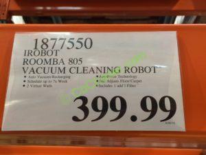 Costco-1877550-Irobot-Roomba-805-Vacuum-Cleaning-Robot-tag