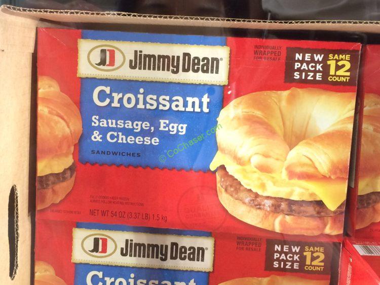 Jimmy Dean Croissant Sandwich 12 Count Box – CostcoChaser