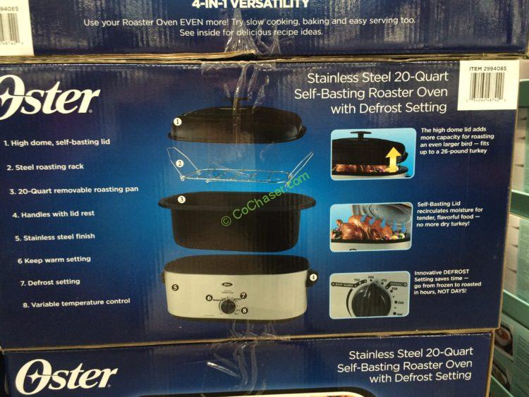 Oster 26LB Turkey Roaster with Defrost CostcoChaser