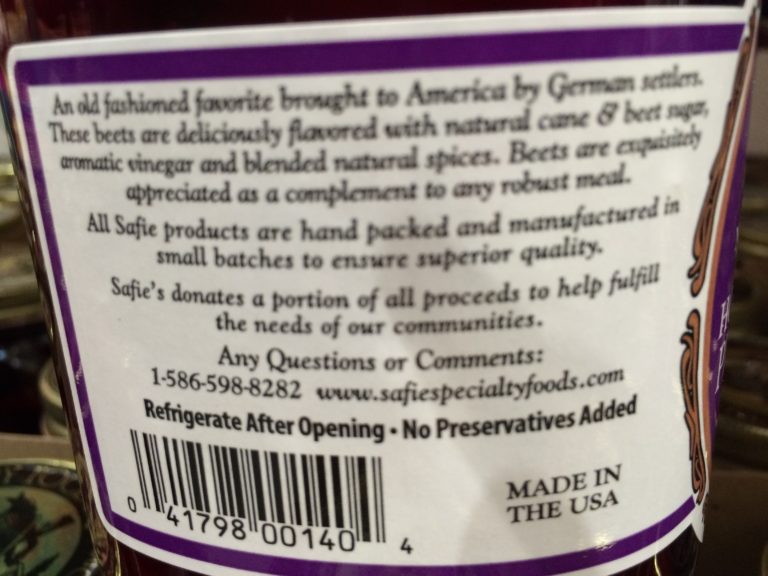 Safie’s Sweet Pickled Beets 32 Ounce Jar CostcoChaser