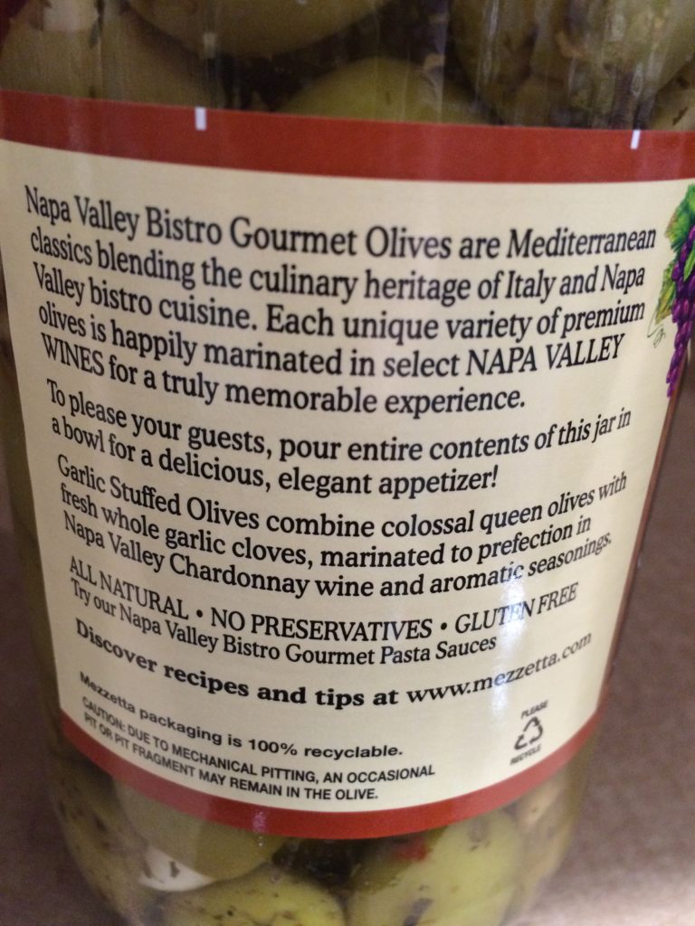 Costco332097NapaValleyBistroGarlicStuffedOlivesinf CostcoChaser