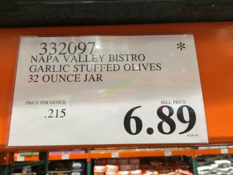 Costco332097NapaValleyBistroGarlicStuffedOlivestag CostcoChaser