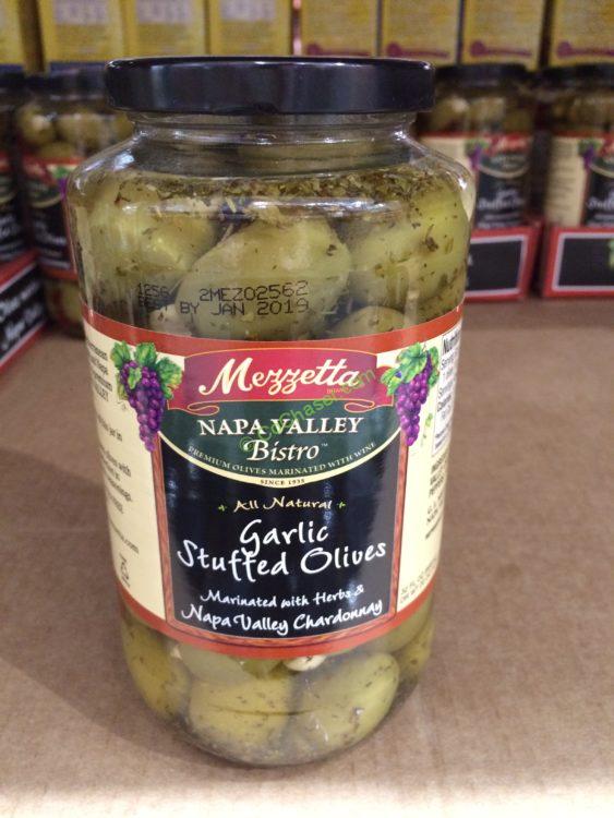 Napa Valley Bistro Garlic Stuffed Olives by Meggetta 32 Ounce Jar