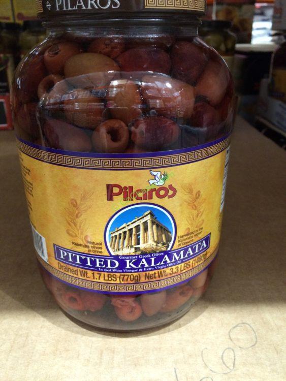 Pilaros Pitted Kalamata Olives 52.8 Ounce Jar