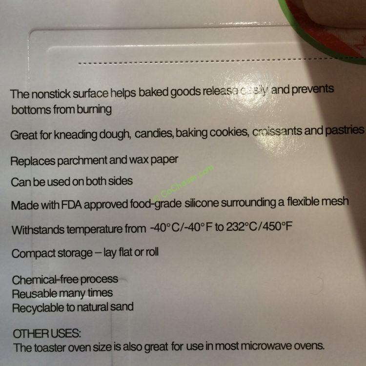 MIU 3PK NONStick Silicone Baking Liners CostcoChaser