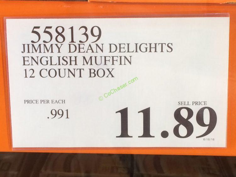 Costco-558139-Jimmy-Dean-Delights-English-Muffin-tag