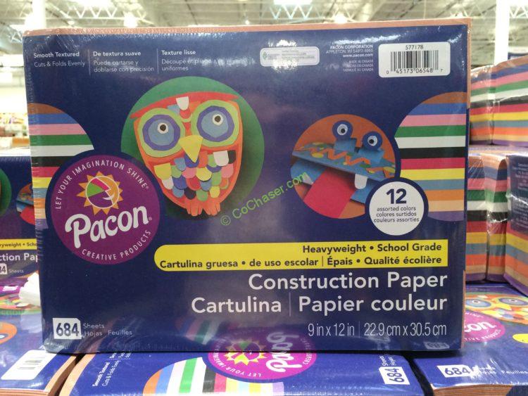 Pacon Construction Paper 684 Sheets CostcoChaser