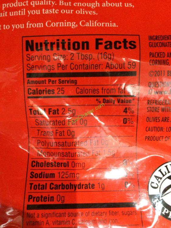 Costco623083LindsaySlicedBlackOliveschart CostcoChaser