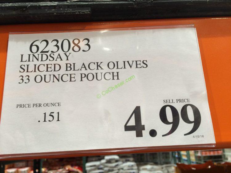 Lindsay Sliced Black Olives 33 Ounce Pouch CostcoChaser