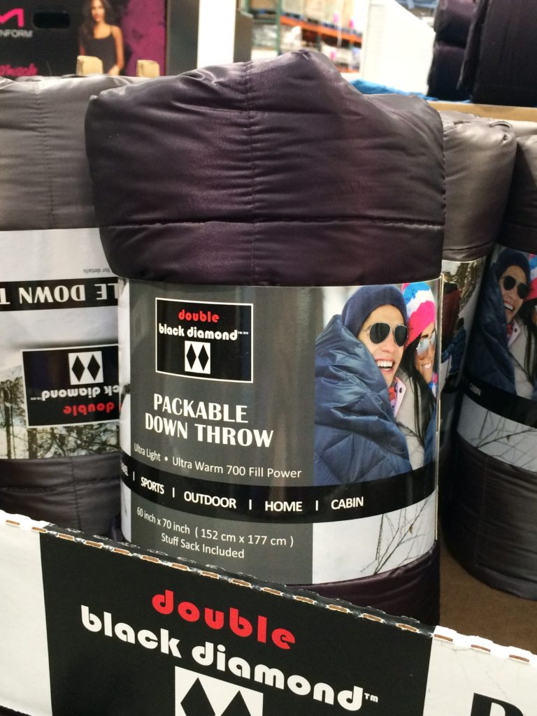 Double Black Diamond Packable Down Throw 60” x 70” CostcoChaser