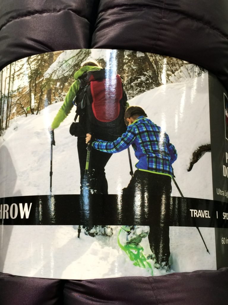 Double Black Diamond Packable Down Throw 60” x 70” CostcoChaser