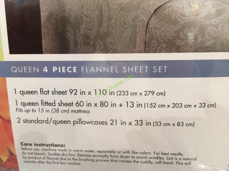 Costco-676100-Flannel-Queen-Sheet-Set
