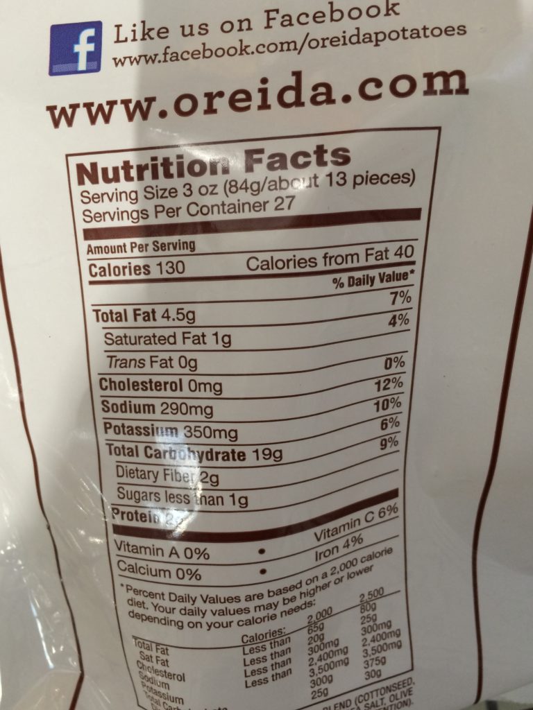 Costco688797OREIDASimplyCountryStyleFrieschart CostcoChaser