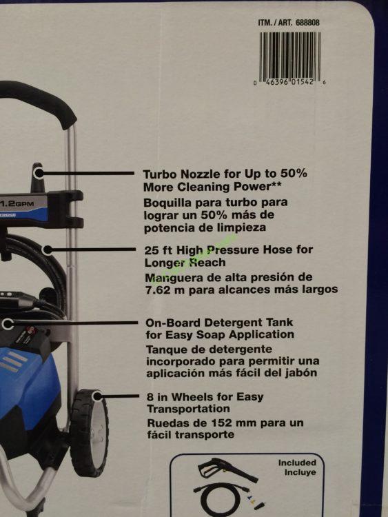 Costco688808Powerstroke1900PSIElectricPressureWasherspec2 CostcoChaser
