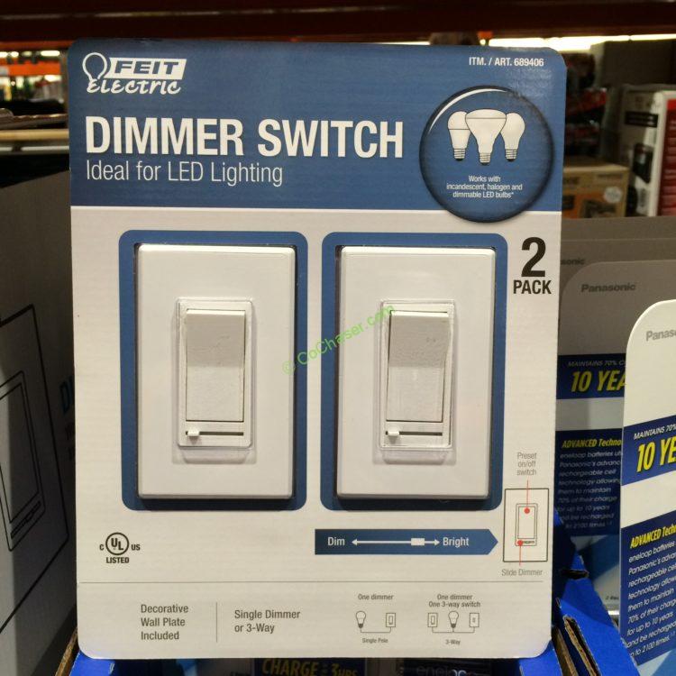 Felt Electric LED Dimmer Switch 2 Pack