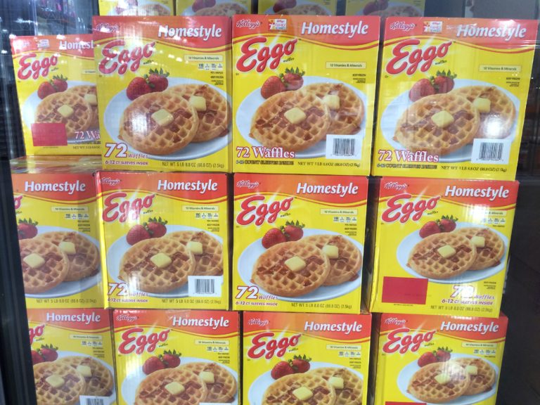 Kellogg’s Homestyle Eggo Waffles 72 Count Box CostcoChaser