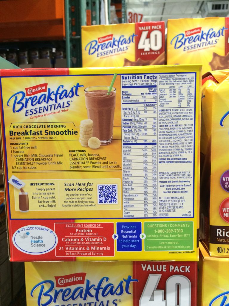 Costco772941CarnationBreakfastEssentialsback CostcoChaser