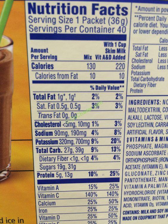 Costco772941CarnationBreakfastEssentialschart CostcoChaser