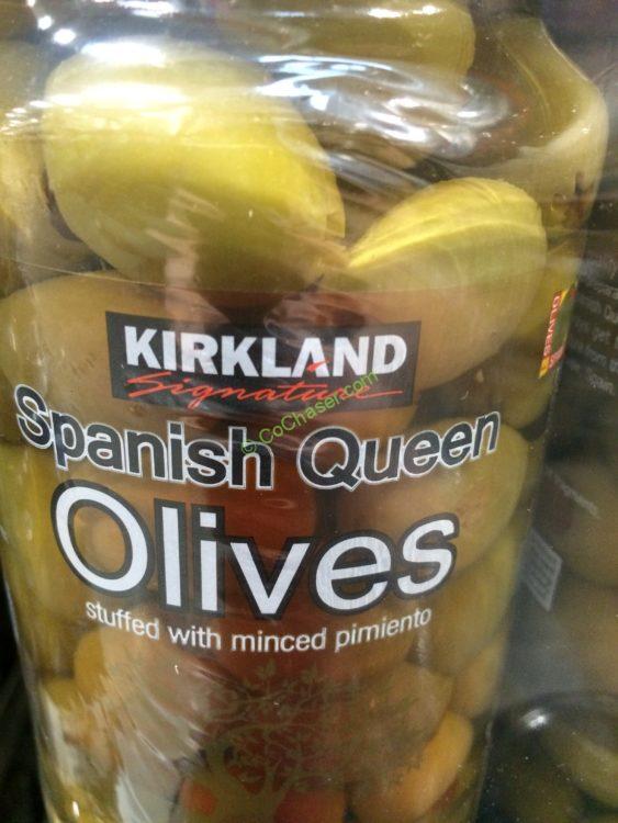 Costco784770KirklandSignatureSpanishQueenOlivesname CostcoChaser