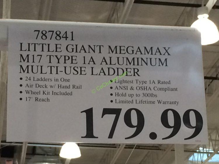 Costco-787841-Little-Giant-MegaMax-M17-Type-Multi-Use-Ladder-tag